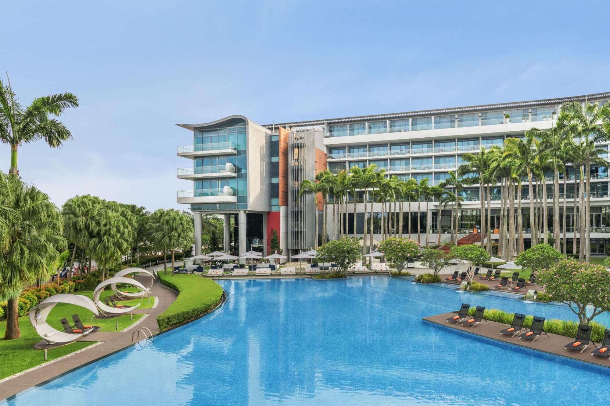W Singapore - Sentosa Cove מראה חיצוני תמונה The hotel's main building