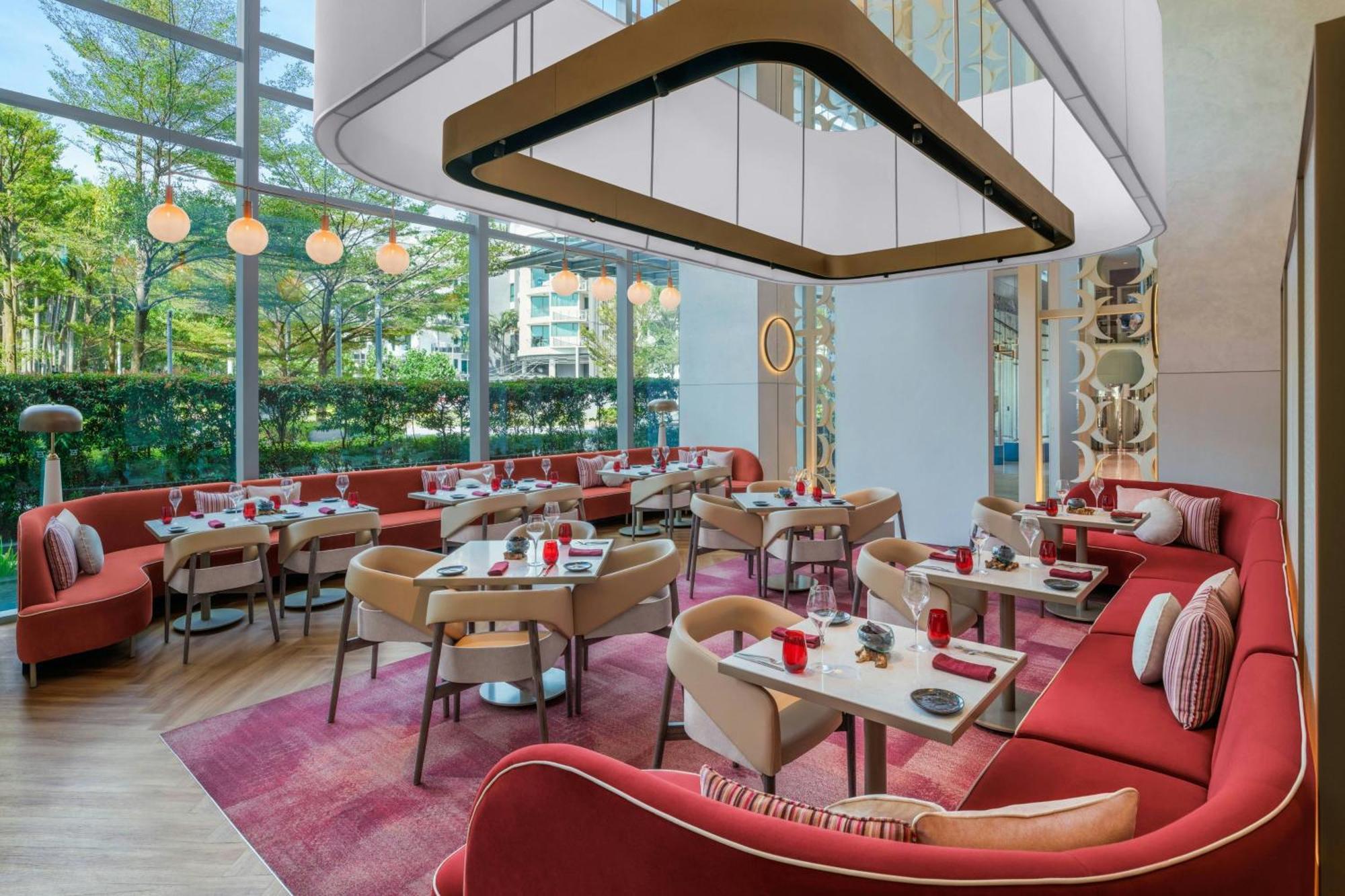 W Singapore - Sentosa Cove מראה חיצוני תמונה The restaurant's interior