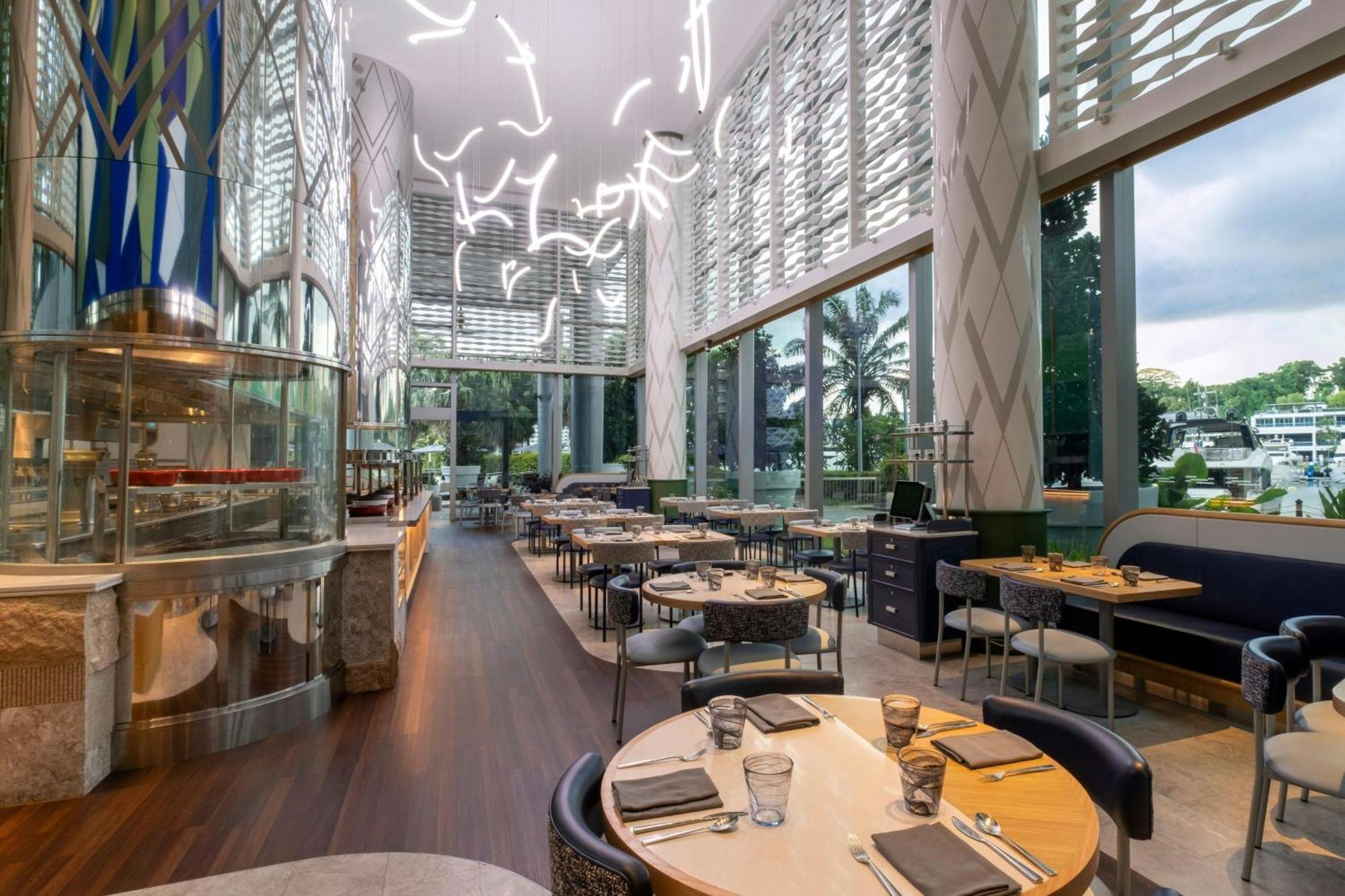 W Singapore - Sentosa Cove מראה חיצוני תמונה The interior of the restaurant